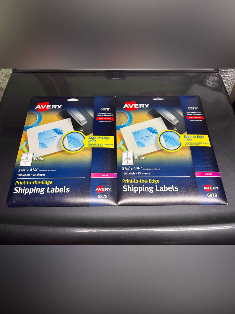Avery Print-to-Edge Shipping Labels Pack (Avery 6878)